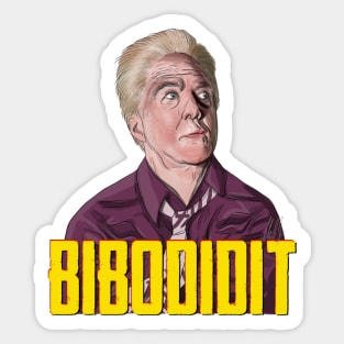 Dick Tracy: Mumbles says "BIBODIDIT" Sticker